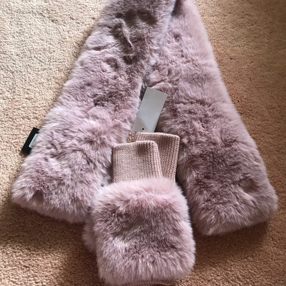 Jocelyn (2) pc set scarf and mittens - Picture 2 of 12